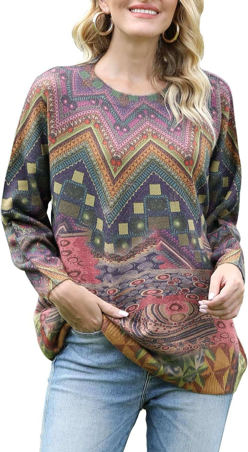 yesno women christmas sweater graphic printed oversized pullover sweaters casual loose knit tops s01 yesno women christmas sweater graphic printed oversized pullover sweaters casual loose knit tops s01