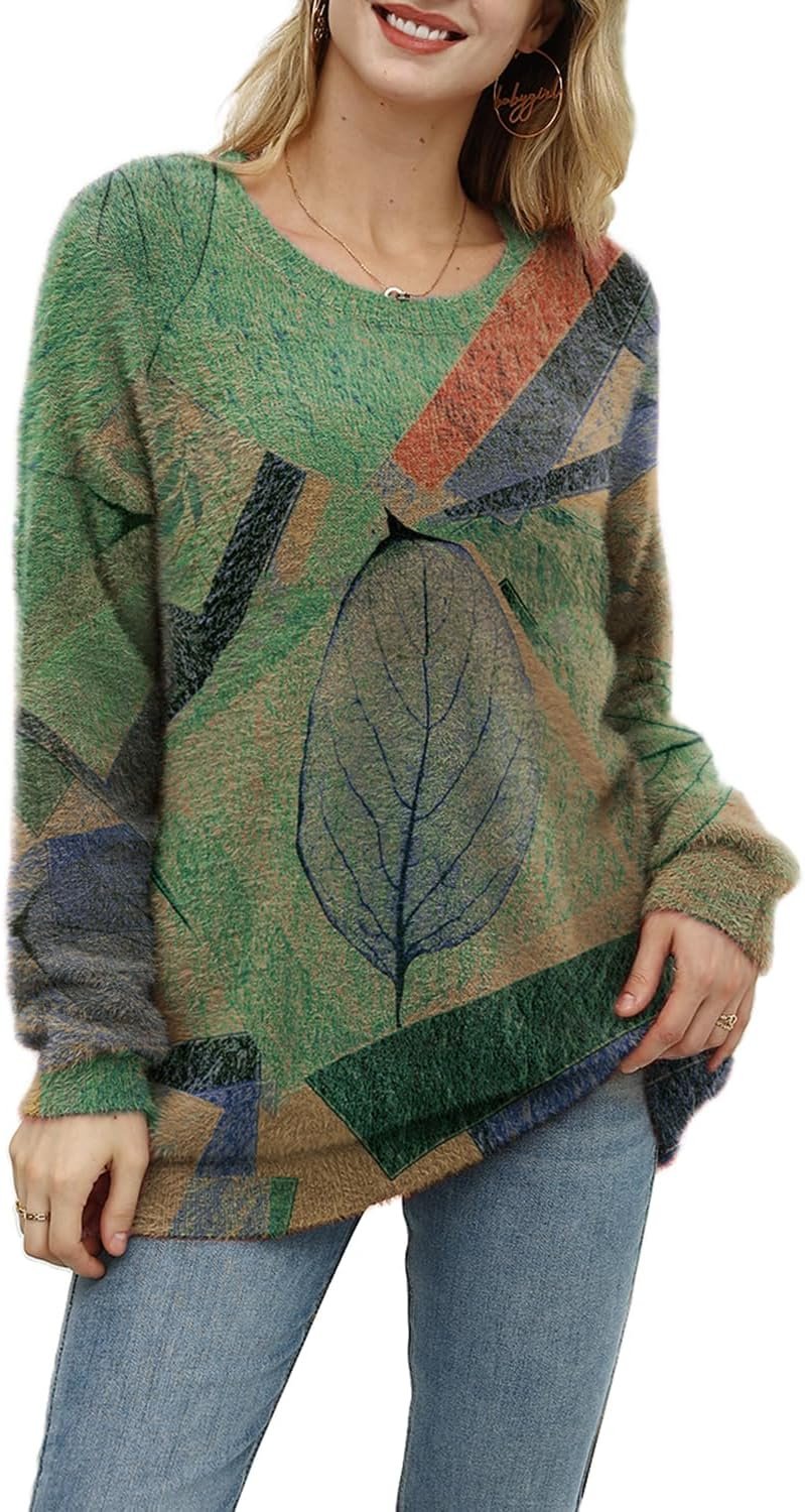 yesno women christmas sweater graphic printed oversized pullover sweaters casual loose knit tops s01 yesno women christmas sweater graphic printed oversized pullover sweaters casual loose knit tops s01