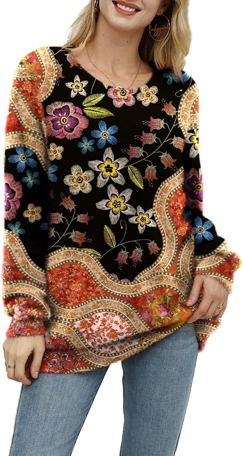 yesno women christmas sweater graphic printed oversized pullover sweaters casual loose knit tops s01 yesno women christmas sweater graphic printed oversized pullover sweaters casual loose knit tops s01